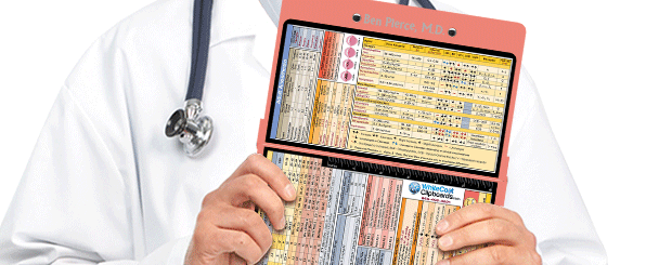 Coral Anesthesia WhiteCoat Clipboard